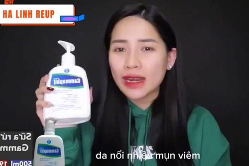 Hành động bất ngờ của kênh 'chiến thần livestream' Võ Hà Linh khi sữa rửa mặt Gammaphil bị thu hồi