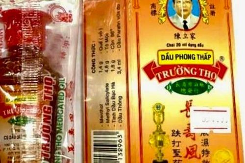 Cảnh báo 'Dầu phong thấp Trường Thọ' là thuốc giả, không được phép lưu hành