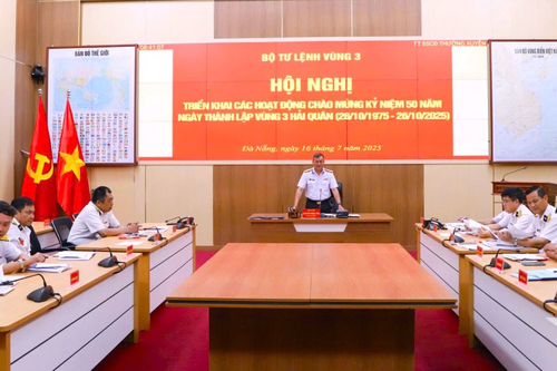 Vùng 3 Hải quân triển khai công tác tổ chức kỷ niệm 50 năm Ngày thành lập