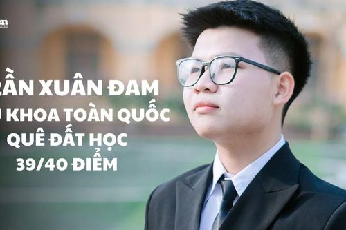 Thủ khoa toàn quốc 2025 Trần Xuân Đam quê đất học, say mê kỹ thuật từ nhỏ