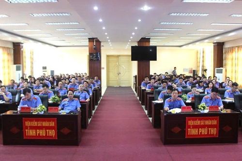 VKSND tỉnh Phú Thọ giao ban công tác sau khi hợp nhất
