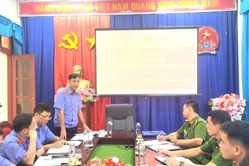 Giao ban liên ngành bàn hướng giải quyết đối với vụ việc, vụ án tạm đình chỉ