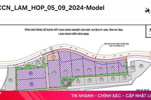 Hà Tĩnh có thêm một cụm công nghiệp rộng hơn 30 ha