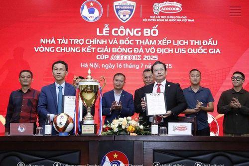 Acecook Việt Nam tiếp tục đồng hành cùng VCK Giải Bóng đá Vô địch U15 Quốc gia