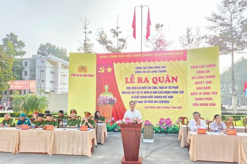 Công an các địa phương tại Đồng Nai đồng loạt ra quân cao điểm tấn công, trấn áp các loại tội phạm đảm bảo an ninh trật tự