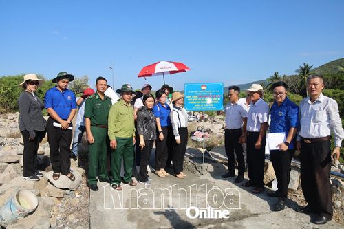 Khánh thành 2 công trình chào mừng Đại hội Đảng bộ phường Nha Trang