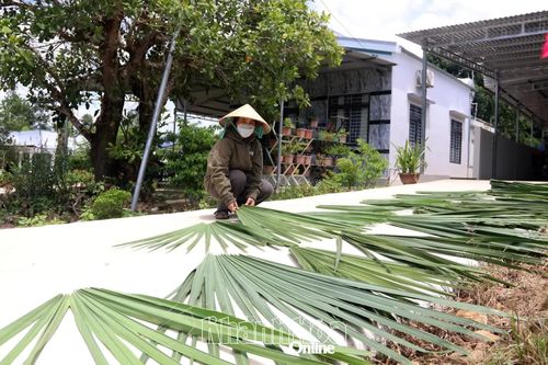 Phụ nữ xã Bắc Khánh Vĩnh: Thêm thu nhập từ đan dây lá buông