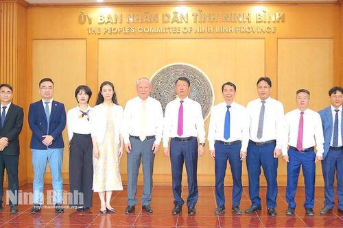 Lãnh đạo UBND tỉnh tiếp xã giao Tập đoàn Xây dựng Thái Bình Dương