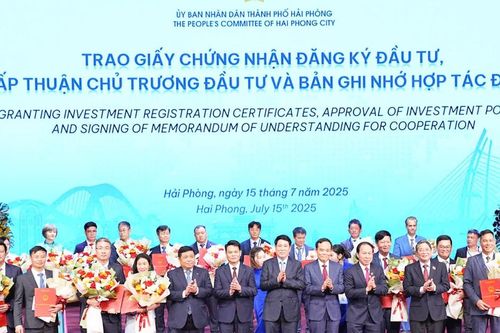 Hội nghị Xúc tiến đầu tư 'Hải Phòng - Điểm đến chiến lược của kỷ nguyên mới'Đồng hành, sát cánh kiến tạo môi trường đầu tư ổn định, minh bạch