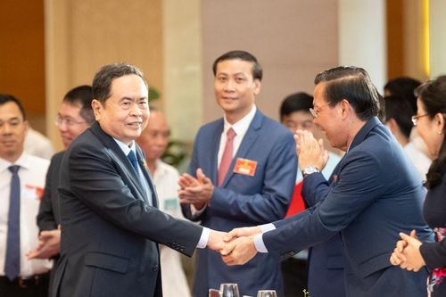 Bí thư Đảng ủy Quốc hội, Chủ tịch Quốc hội Trần Thanh Mẫn dự Đại hội đại biểu Đảng bộ Văn phòng Quốc hội lần thứ XV