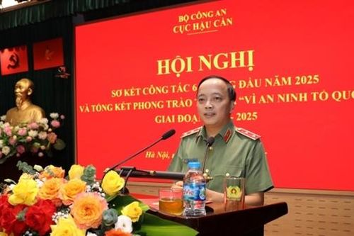 Đẩy mạnh công tác hậu cần, quản trị trong CAND theo hướng hiện đại