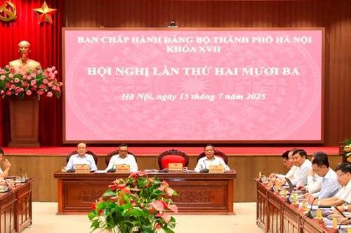 Thông qua phương hướng công tác nhân sự Đại hội Đảng bộ TP Hà Nội lần thứ XVIII