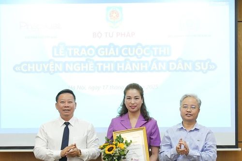 31 tác phẩm đoạt giải cuộc thi 'Chuyện nghề Thi hành án dân sự'