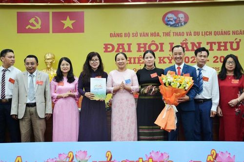Đảng bộ Sở VHTTDL Quảng Ngãi 'Đoàn kết – Dân chủ - Kỷ cương – Đổi mới – Phát triển'