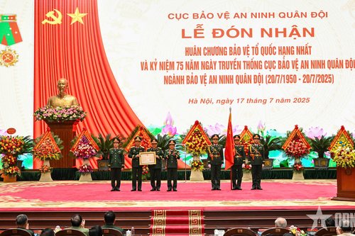 Cục Bảo vệ An ninh Quân đội đón nhận Huân chương Bảo vệ Tổ quốc hạng Nhất và kỷ niệm 75 năm Ngày truyền thống