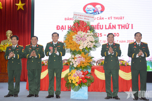Đảng bộ Cục Hậu cần - Kỹ thuật Quân khu 7 tổ chức Đại hội đại biểu nhiệm kỳ 2025-2030
