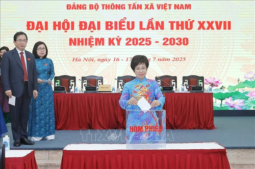 Đồng chí Vũ Việt Trang tái đắc cử Bí thư Đảng ủy Thông tấn xã Việt Nam khóa XXVII, nhiệm kỳ 2025-2030