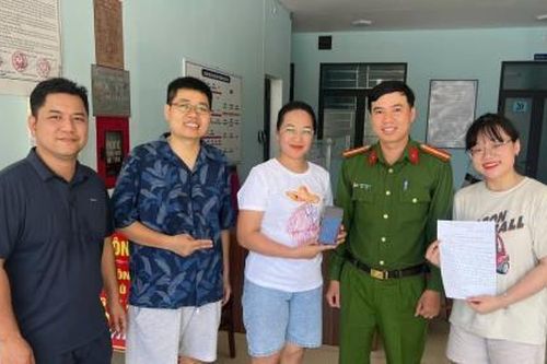 Công an phường Thanh Khê nhanh chóng truy tìm tài sản trả lại cho người mất