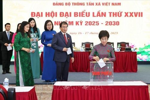 Đồng chí Vũ Việt Trang tái đắc cử Bí thư Đảng ủy TTXVN khóa 27, nhiệm kỳ 2025 - 2030