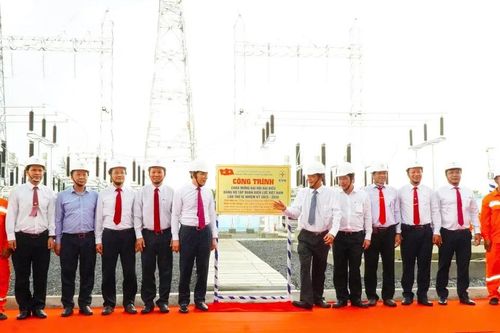 Gắn biển 2 công trình trạm biến áp 110kV tại ĐBSCL