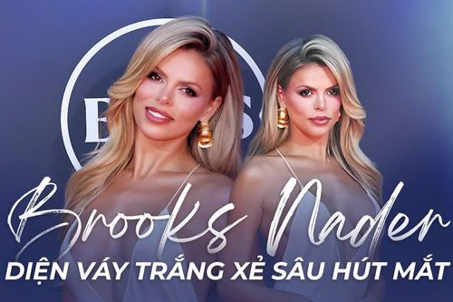 Nữ người mẫu đình đám diện váy trắng xẻ sâu hút mắt sau sự cố 'đỏ mặt'