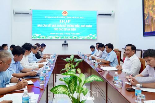 Tháo gỡ khó khăn, vướng mắc cho các dự án điện