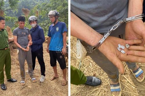 Công an xã Văn Bàn bắt quả tang 1 đối tượng tàng trữ và sử dụng trái phép chất ma túy