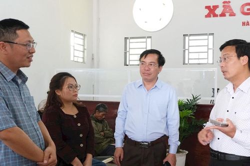 Phó Chủ tịch UBND tỉnh Đinh Văn Tuấn kiểm tra vận hành tổ chức bộ máy cấp xã mới tại các xã
