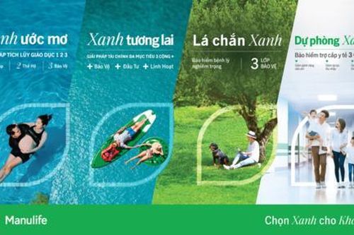 'Chọn Xanh cho Khỏe' với loạt sản phẩm bảo hiểm mới từ Manulife