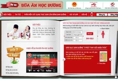 Ajinomoto Việt Nam đồng hành cải thiện dinh dưỡng cho thế hệ tương lai