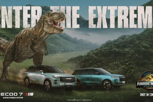 JAECOO bắt tay 'Thế giới khủng long: Tái sinh' - Khi off-road giao thoa kỷ Jura