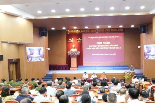 Phường Thanh Xuân phát huy vai trò của tổ trưởng dân phố