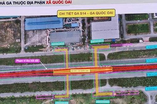 Xã Quốc Oai lấy ý kiến về phương án xây dựng đường sắt đô thị tuyến số 5