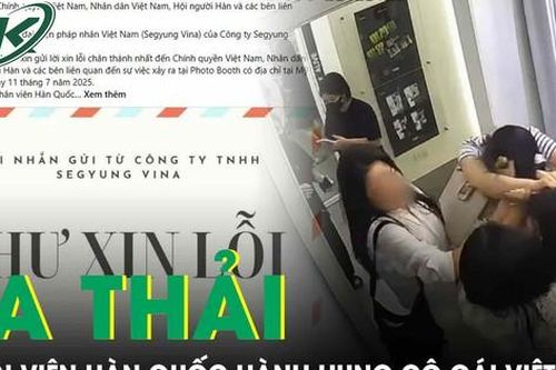 Công ty Hàn Quốc sa thải nhân viên hành hung cô gái Việt tại tiệm photobooth, gửi lời xin lỗi chân thành