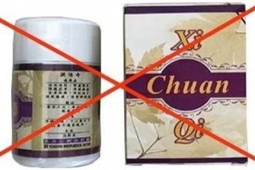 Cảnh báo: Không kinh doanh, sử dụng sản phẩm thuốc Xi Chuan Qi