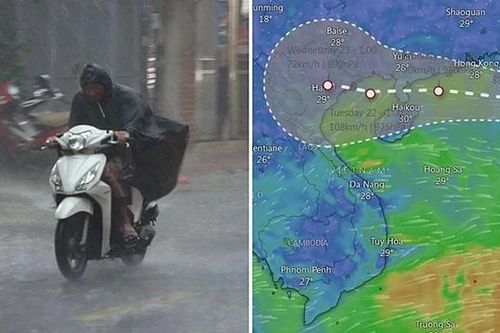 Bão Wipha sắp thành bão số 3 trên Biển Đông, có thể đổ bộ miền Bắc đầu tuần tới