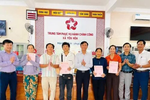 Hà Tĩnh: tập trung cấp giấy chứng nhận quyền sử dụng đất cho người dân