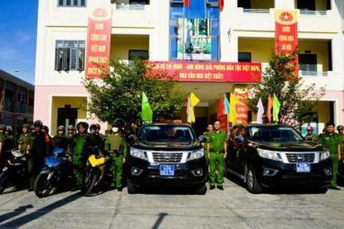 Phường Ngũ Hành Sơn ra quân Lực lượng tham gia bảo vệ ANTT cơ sở đảm bảo ANTT, ATGT, trật tự đô thị