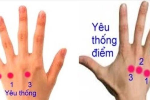 Bấm huyệt ở tay trị ngay đau lưng