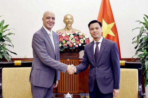 Thứ trưởng Đặng Hoàng Giang làm việc với Đại sứ các nước Cộng đồng Pháp ngữ