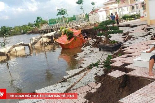 Cà Mau đối diện với tình trạng sạt lở trong mùa mưa