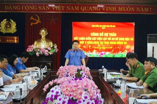 VKSND tối cao kiến nghị một số nội dung về công tác đặc xá tại Trại giam Hồng Ca