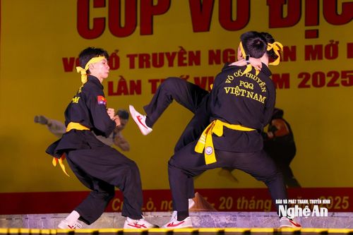 Hơn 500 võ sĩ tranh tài tại Cúp Vô địch Võ cổ truyền Nghệ An mở rộng lần thứ 7