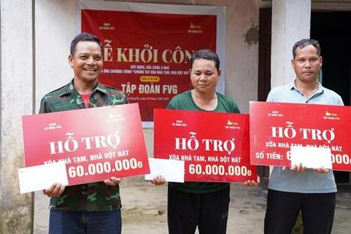 FVG trao tặng 10 căn nhà cho hộ nghèo tại Đà Nẵng