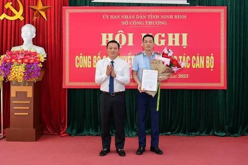 Bổ nhiệm Chi cục trưởng Chi cục Quản lý thị trường Ninh Bình sau sáp nhập