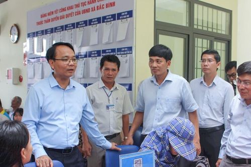 Phó Bí thư Tỉnh ủy Lâm Đồng Đặng Hồng Sỹ làm việc tại xã Bắc Bình và Hồng Sơn