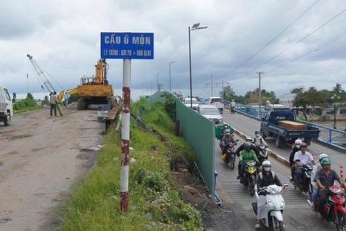 Cầu Ô Môn chậm tiến độ: Sẽ điều chuyển khối lượng nếu không có chuyển biến