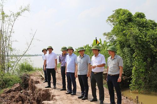 Hưng Yên tăng cường công tác phòng, chống thiên tai tại một số công trình, dự án