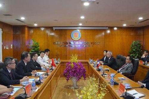 Đoàn công tác Kiểm toán nhà nước Lào làm việc với Kiểm toán nhà nước khu vực IV