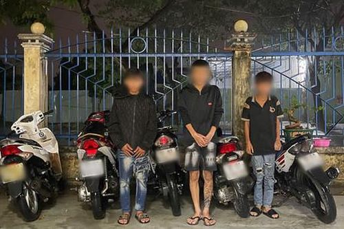 Băng nhóm 'nhí' gây ra 8 vụ trộm cắp xe máy chỉ trong thời gian ngắn